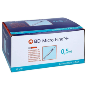 BD MICRO-FINE+ Insulinspr.1 ml U100 0,33x12,7 mm
